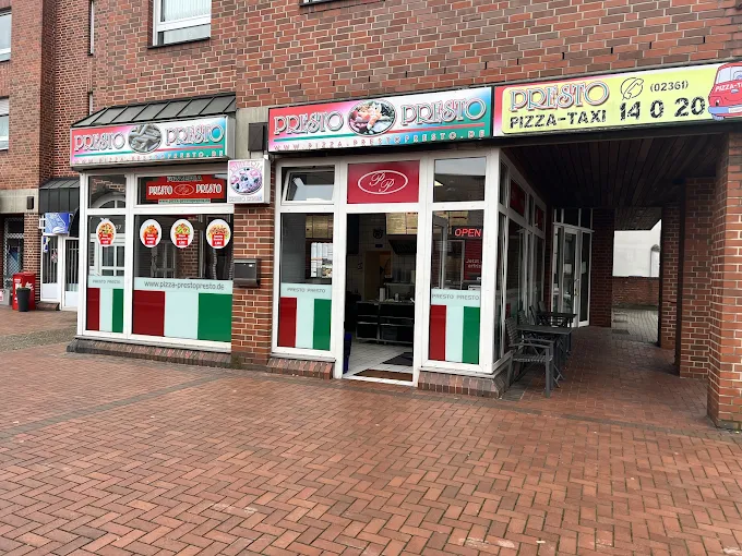 Willkommen bei Ihrer Presto Presto Pizzeria in Recklinghausen